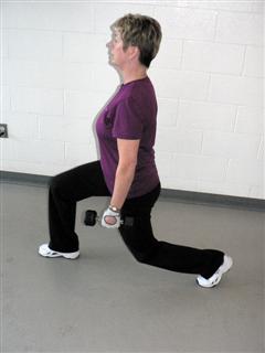 Alternating Forward Lunge Finish