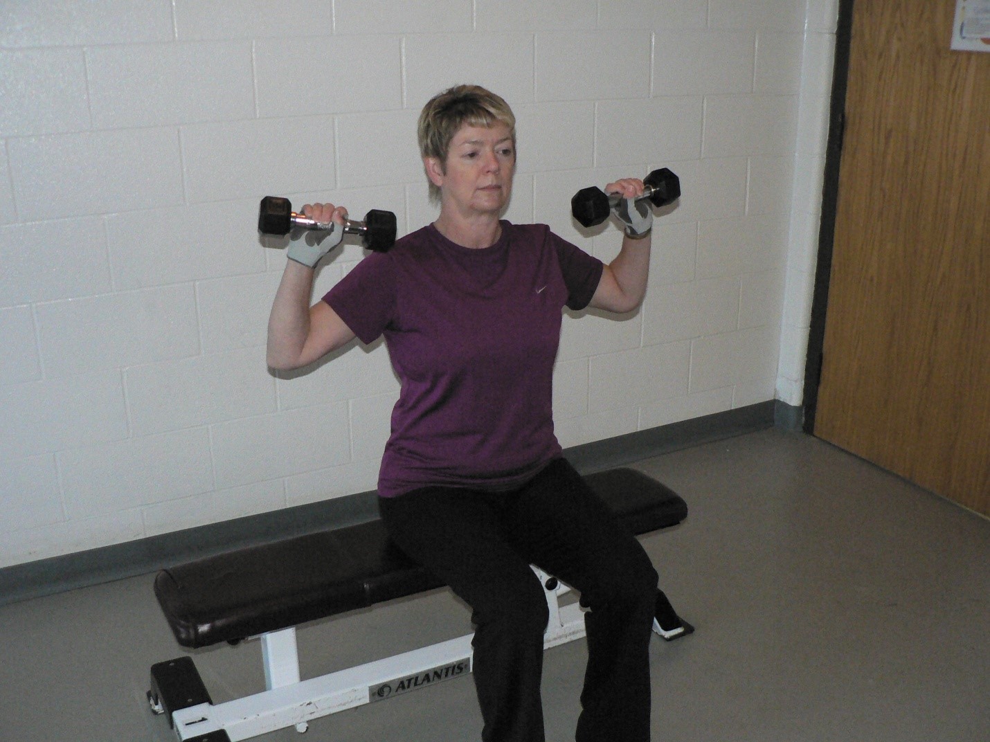 Dumbell Seated Shoulder Press