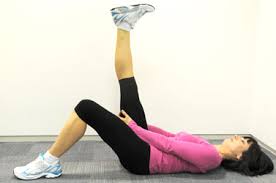 Hamstring stretch image  check with your trainer, Deb Bailey